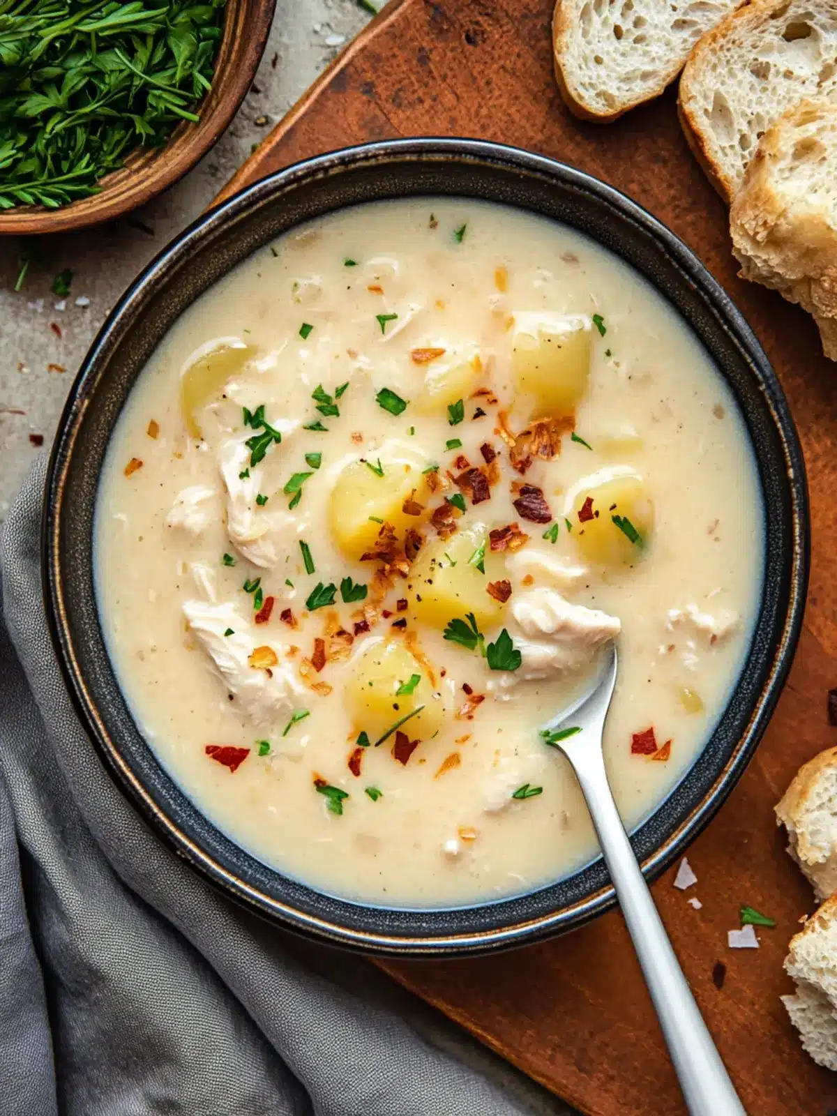 Creamy Chicken and Potato Soup