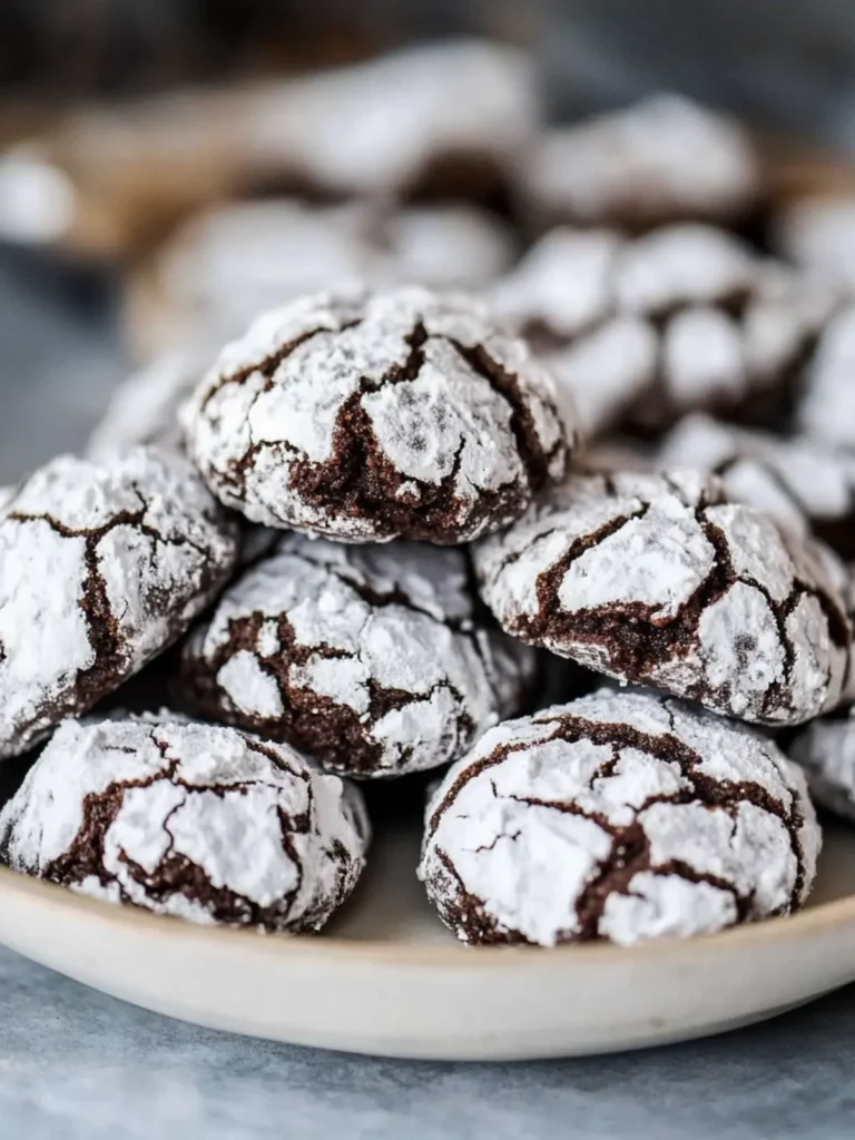 Melt-in-Your-Mouth Chocolate Crinkle Cookies for the Holidays 2 Chocolate Crinkle Cookies