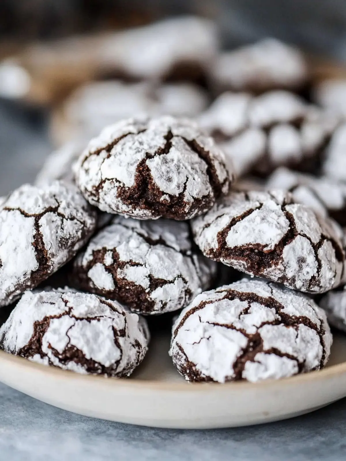 Melt-in-Your-Mouth Chocolate Crinkle Cookies for the Holidays 2 Chocolate Crinkle Cookies