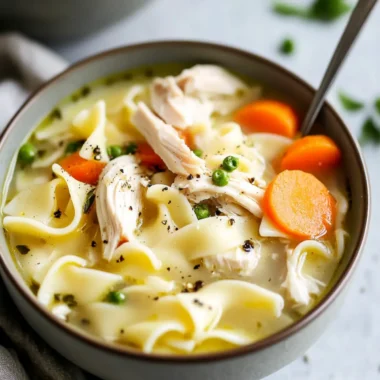Creamy Chicken Noodle Soup