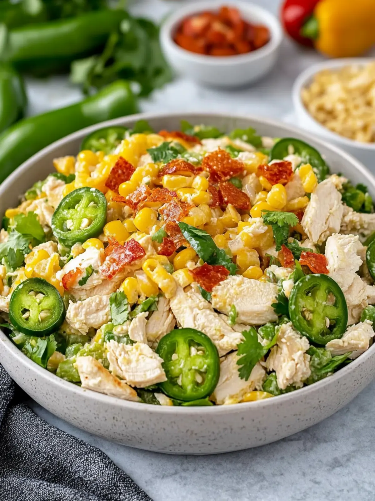 Jalapeño Popper Chicken Salad