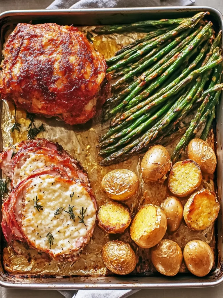 Sheet-Pan Easter Dinner: Easy Maple-Glazed Ham Delight 2 Sheet-Pan Easter Dinner