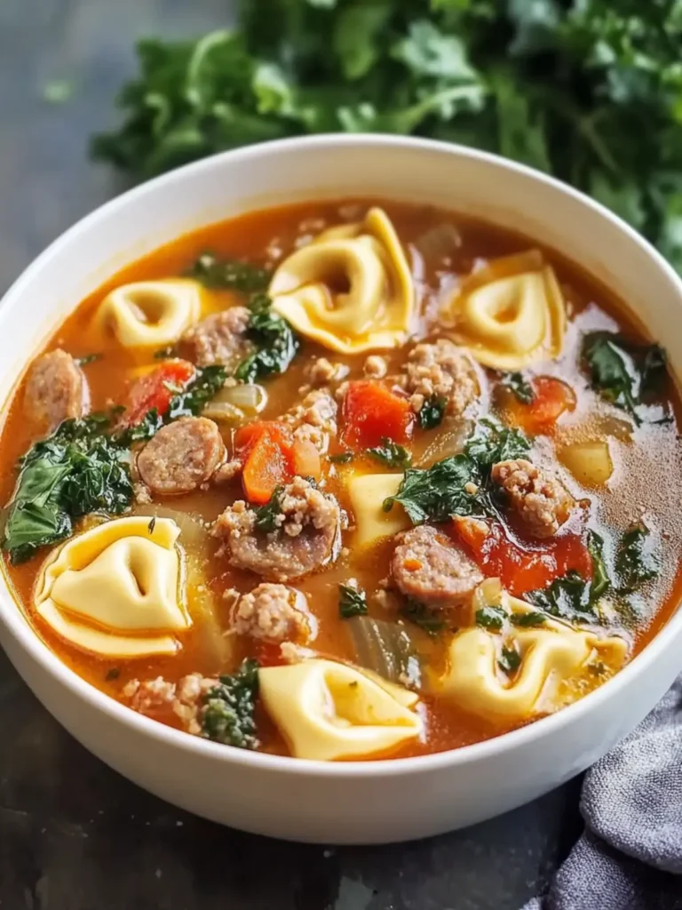 Italian Sausage Tortellini Soup That's Ready in 30 Minutes 4 Italian Sausage Tortellini Soup