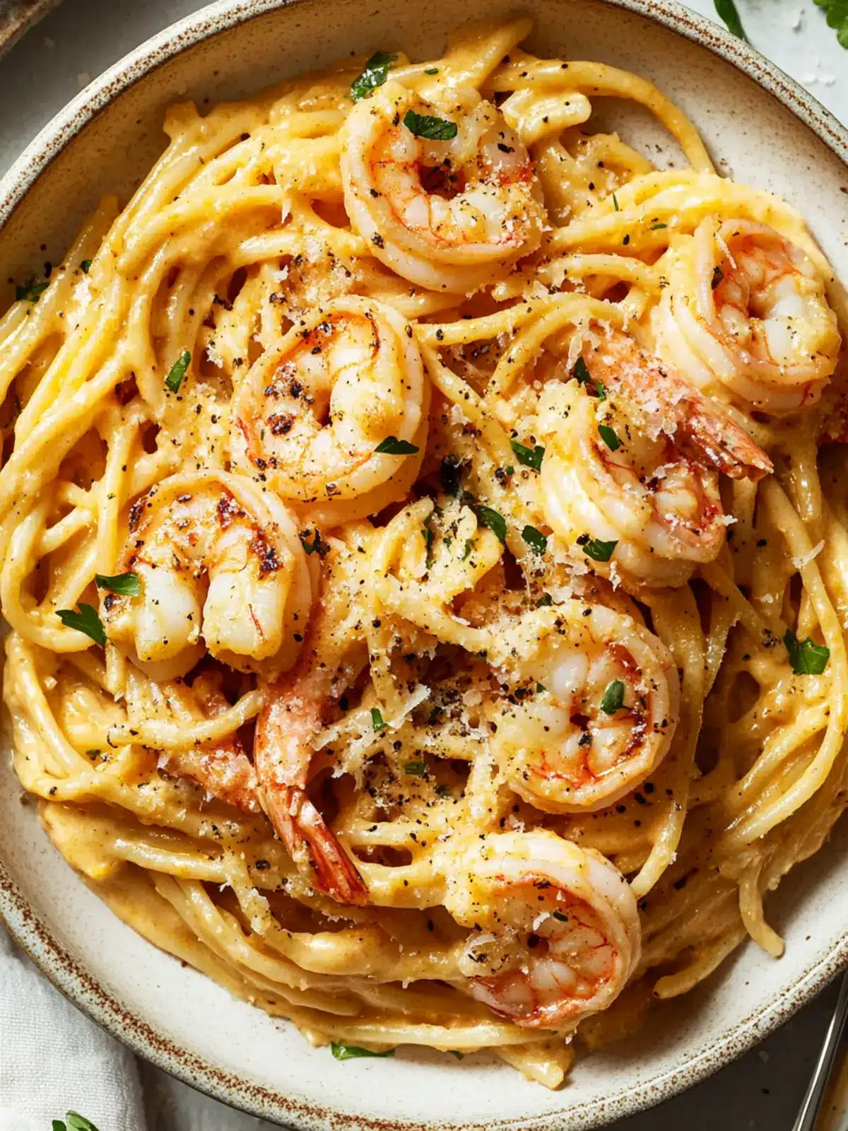 Creamy Cajun Shrimp Pasta