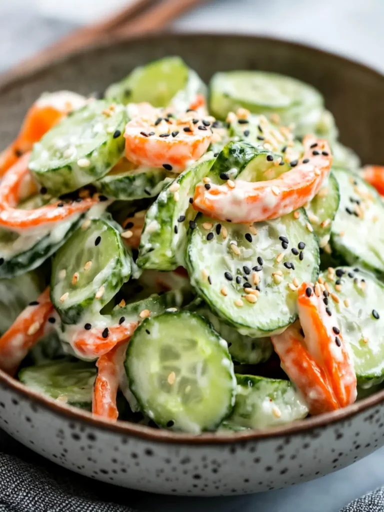 California Roll Cucumber Salad: Sushi in a Bowl