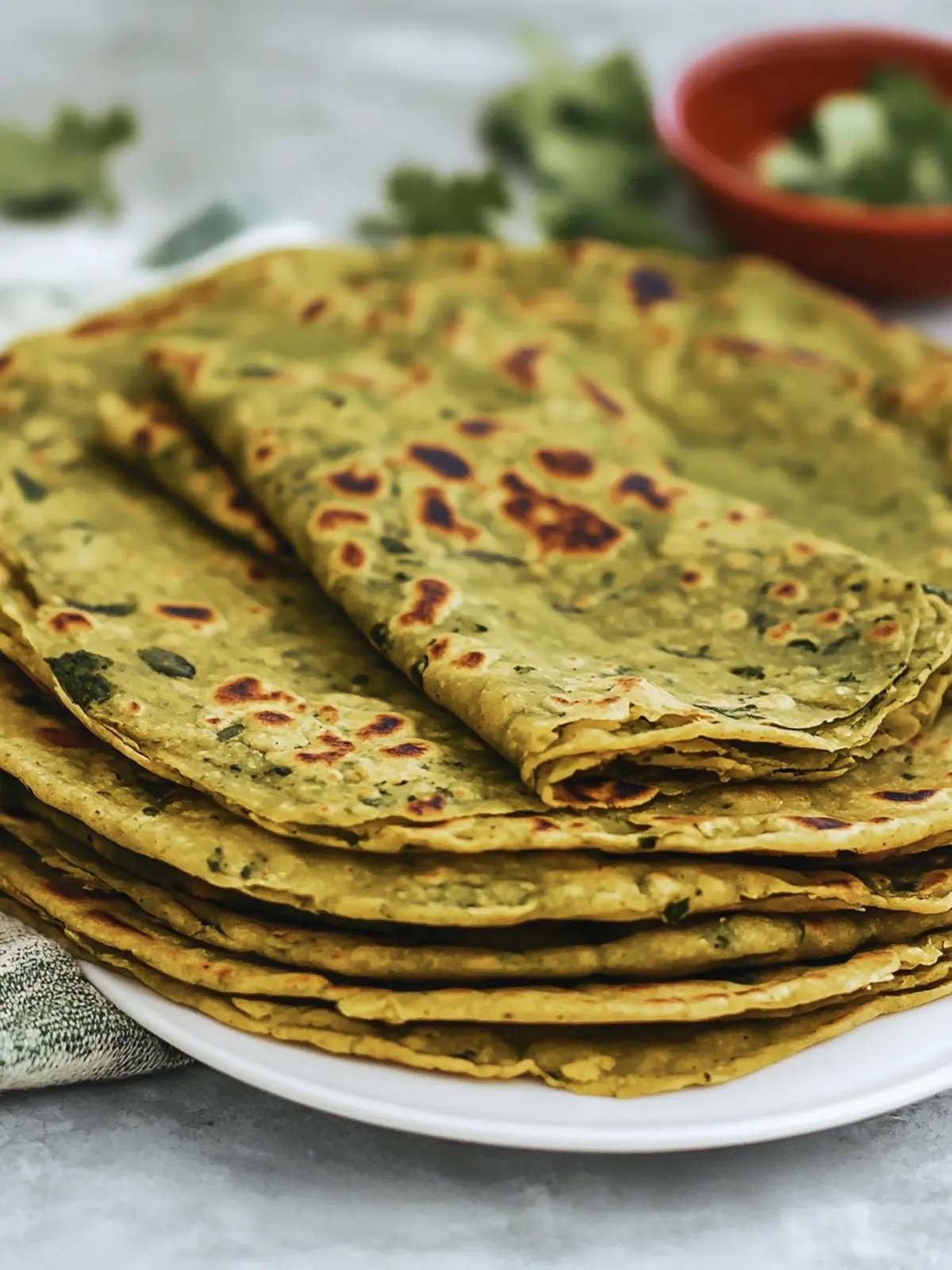Indian Methi Thepla (Fenugreek Flatbread)