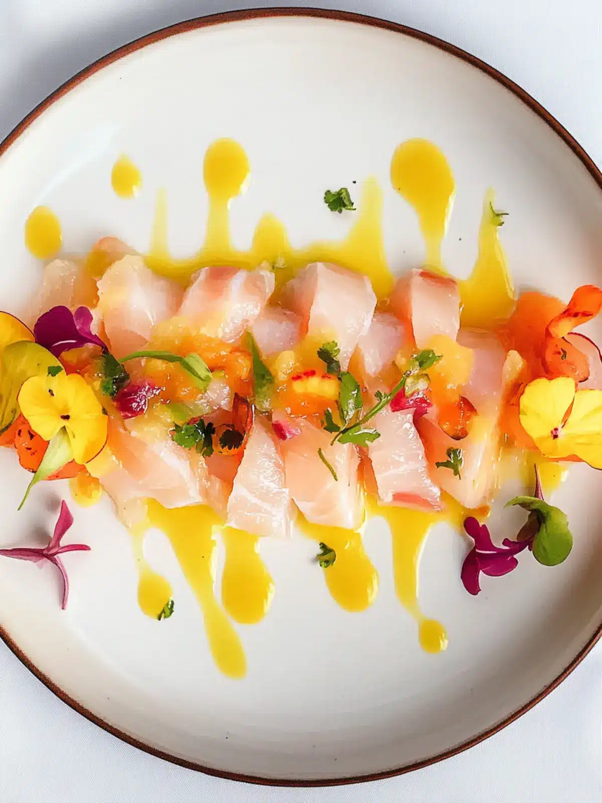 Peruvian Tiradito (Sashimi Style Ceviche)