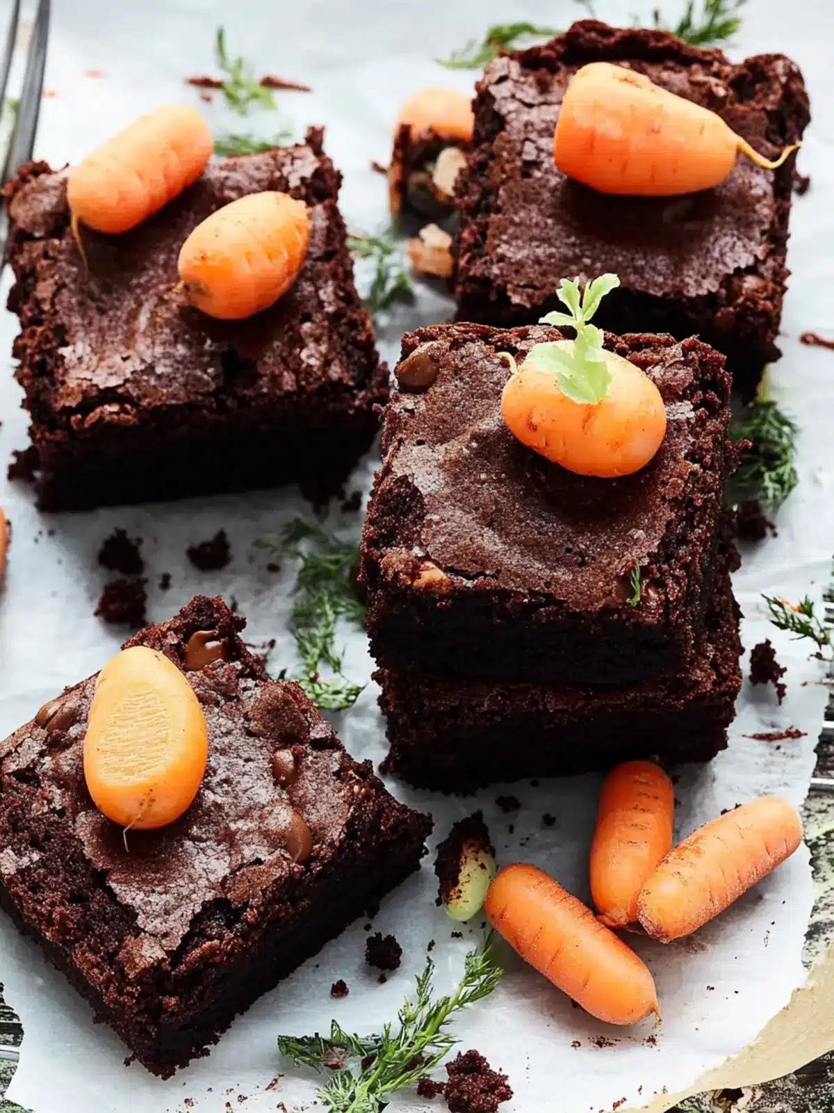 Carrot Patch Brownies