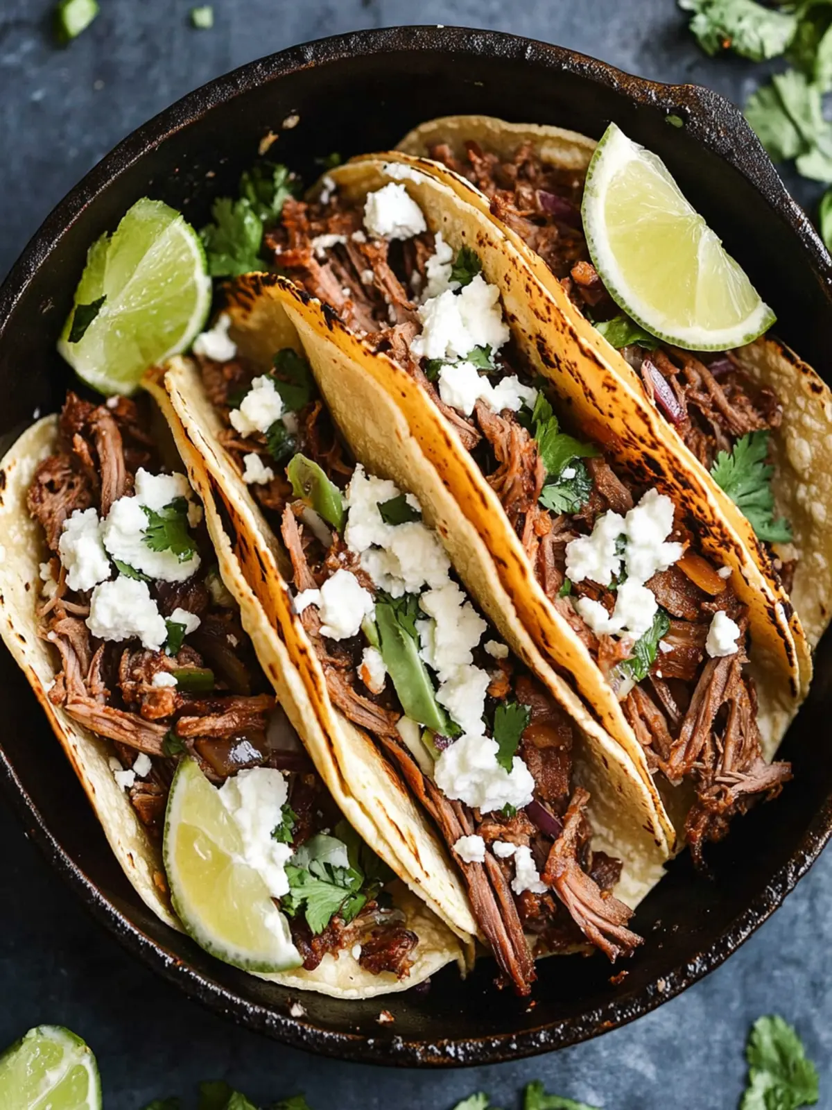 Crock Pot Barbacoa Tacos