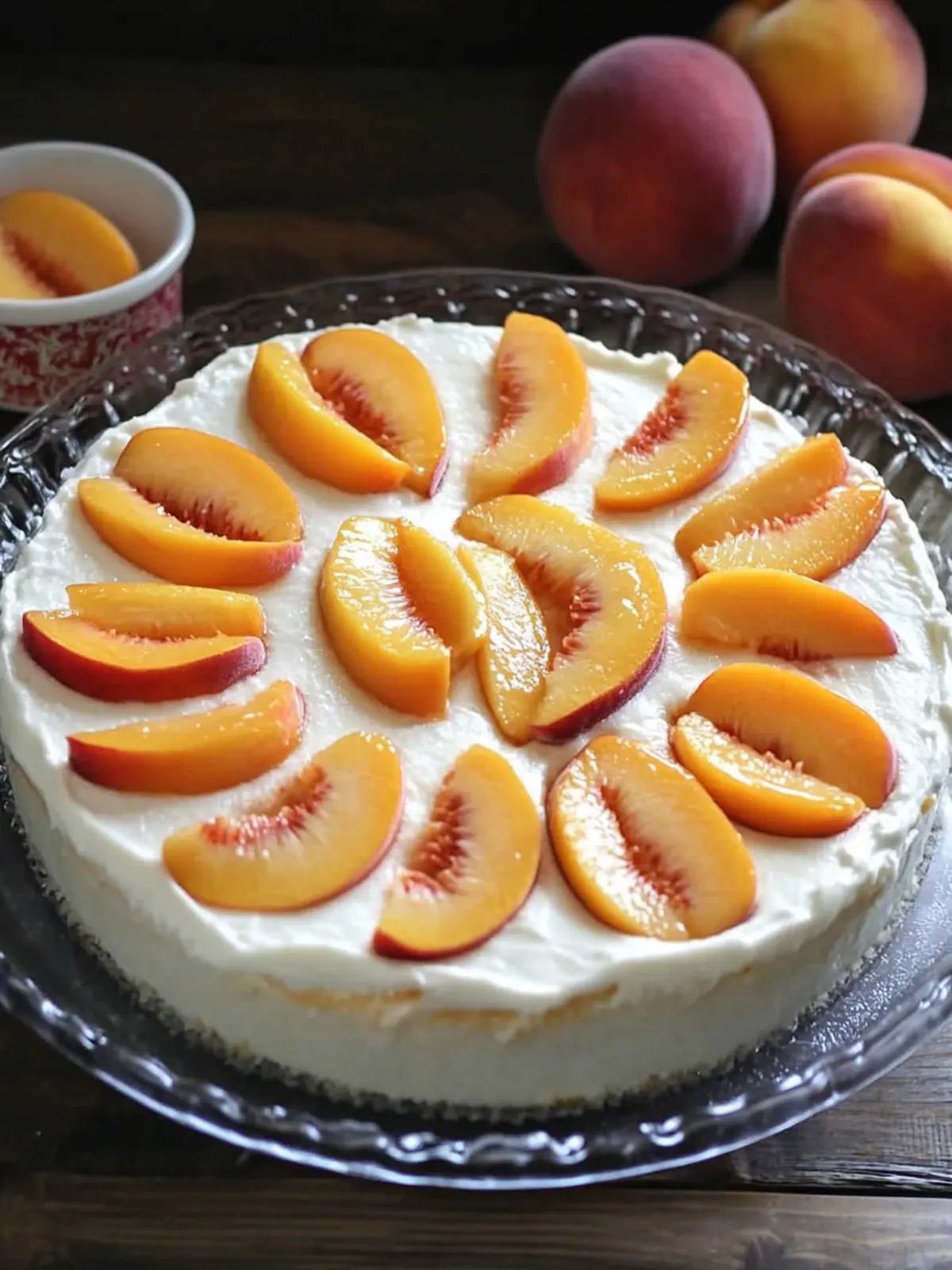 Easy No-Cook Peach Refrigerator Cake for Sweet Summer Bliss 2 Peach Refrigerator Cake