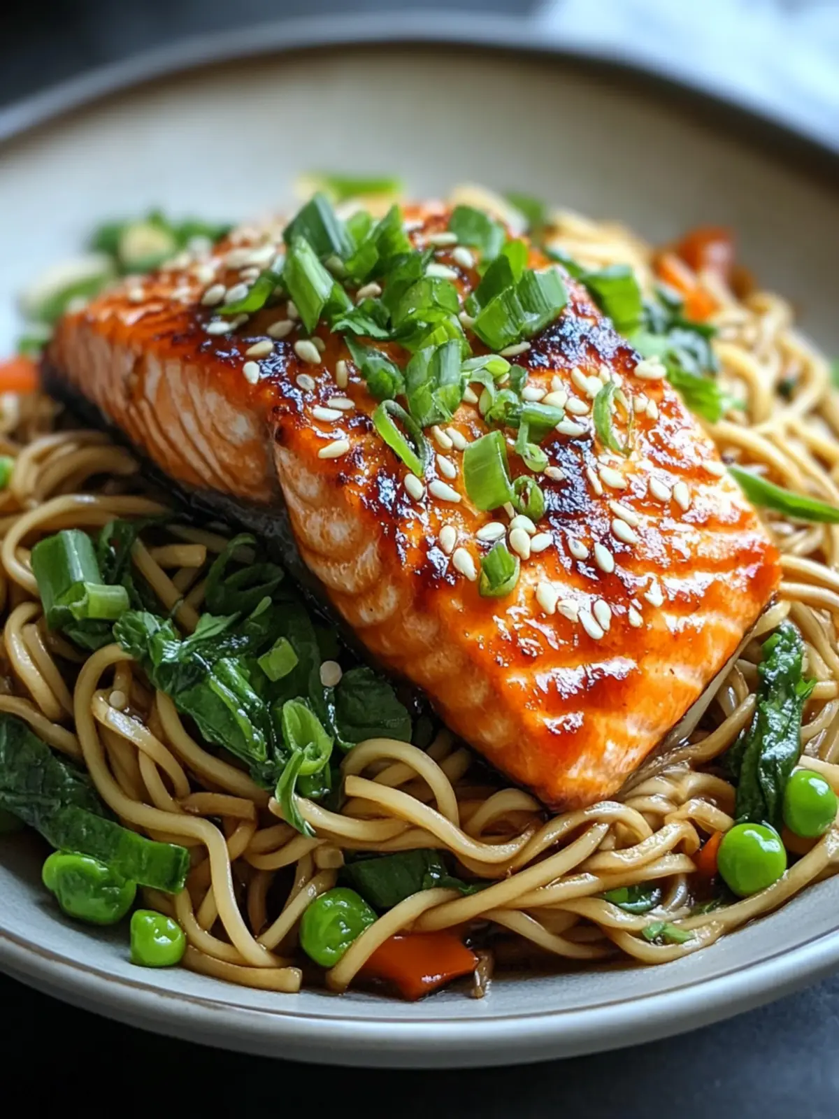 Asian Salmon & Noodles: Quick, Delicious Takeout Alternative!