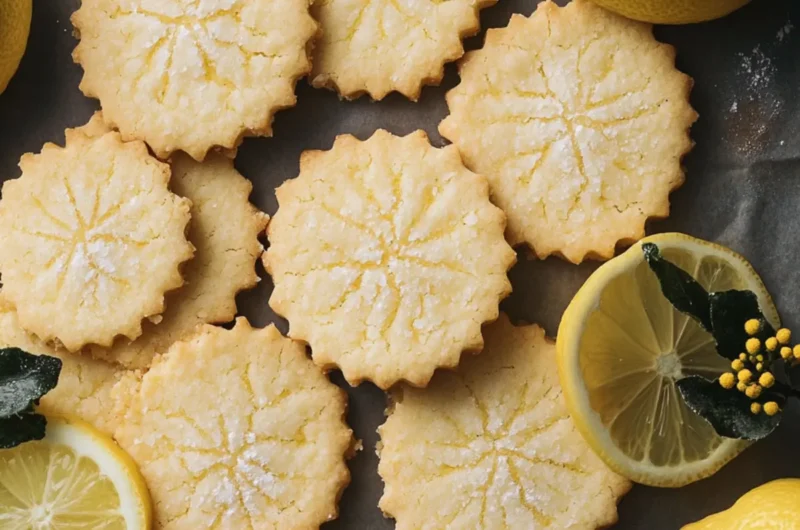 Lemon Shortbread Cookies