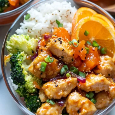 Orange Chicken Meal Prep Bowls