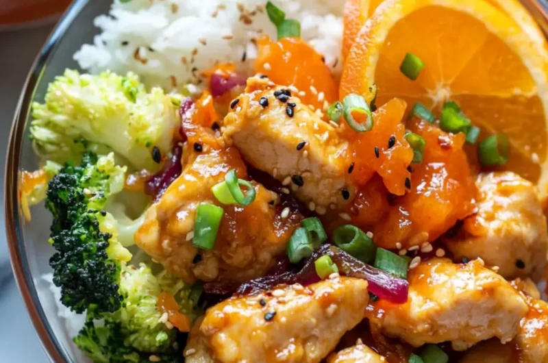 Orange Chicken Meal Prep Bowls