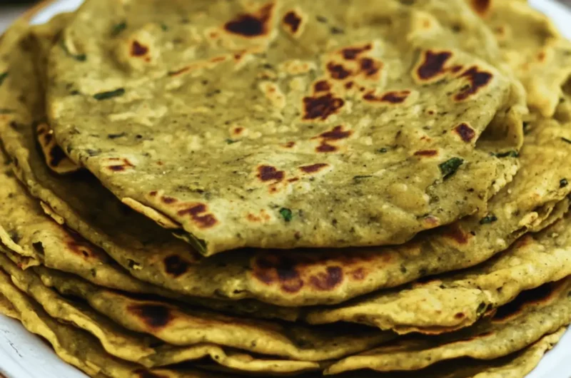 Indian Methi Thepla (Fenugreek Flatbread)