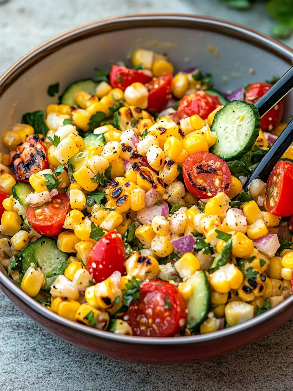 Grilled Corn Salad