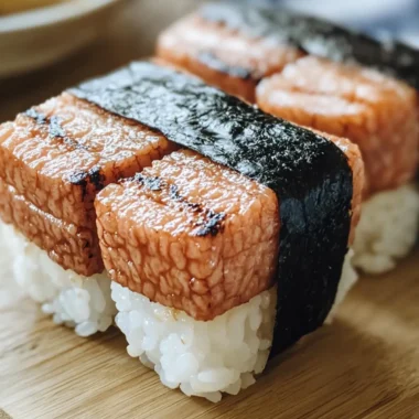 Spam Musubi (Grilled Spam on Rice)