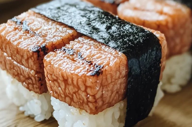 Spam Musubi (Grilled Spam on Rice)