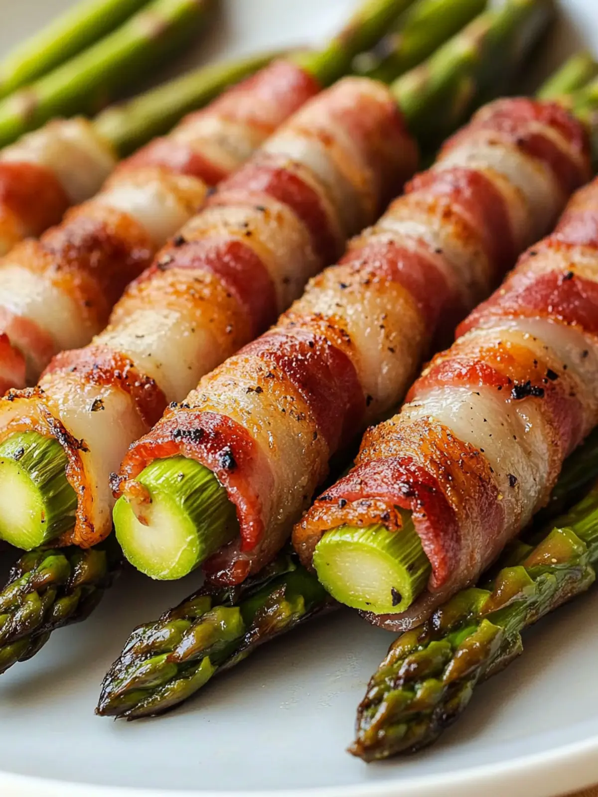 Keto Bacon Wrapped Asparagus: Crispy