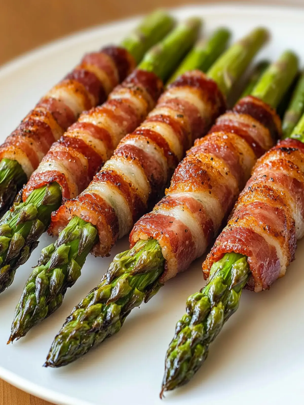 Keto Bacon Wrapped Asparagus: Crispy
