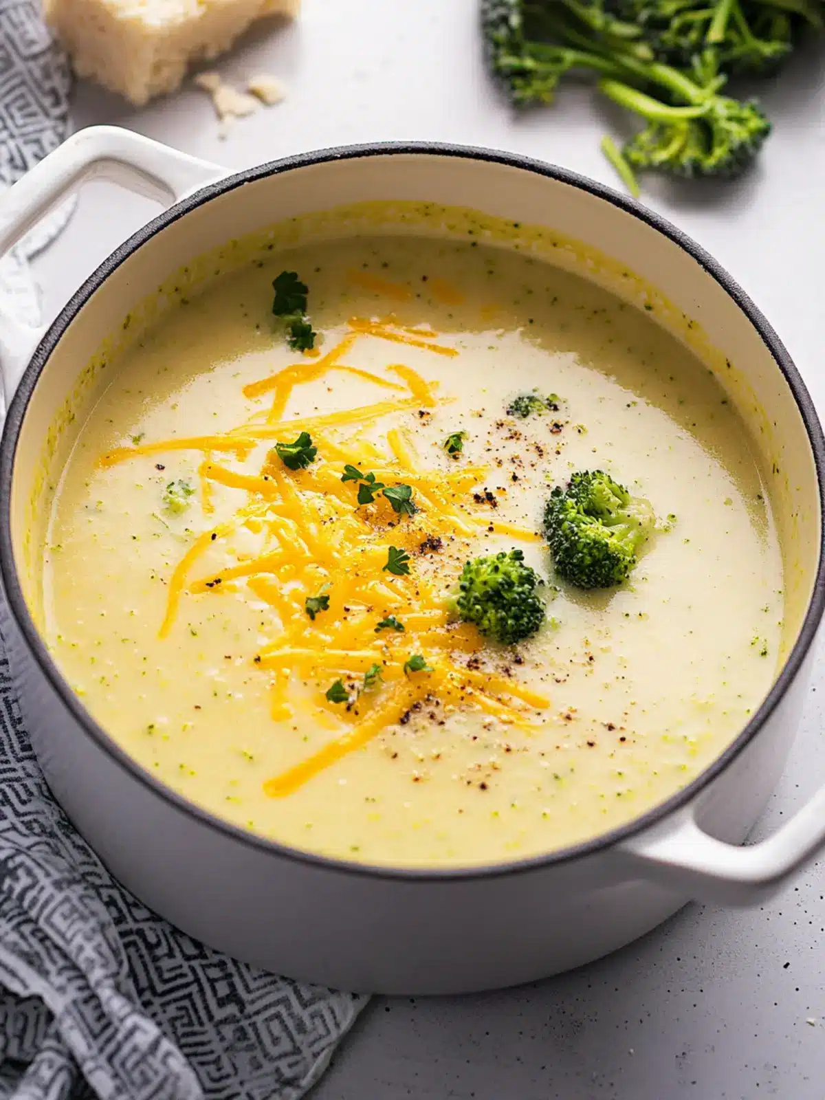 Creamy Broccoli Cheddar Soup: A Cozy 30-Minute Miracle 2 Broccoli Cheddar Soup