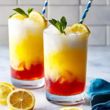 Layered Ombre Lemonade Drops