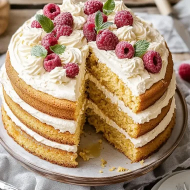 Layered Cornbread Cake with Whipped Honey Butter Frosting