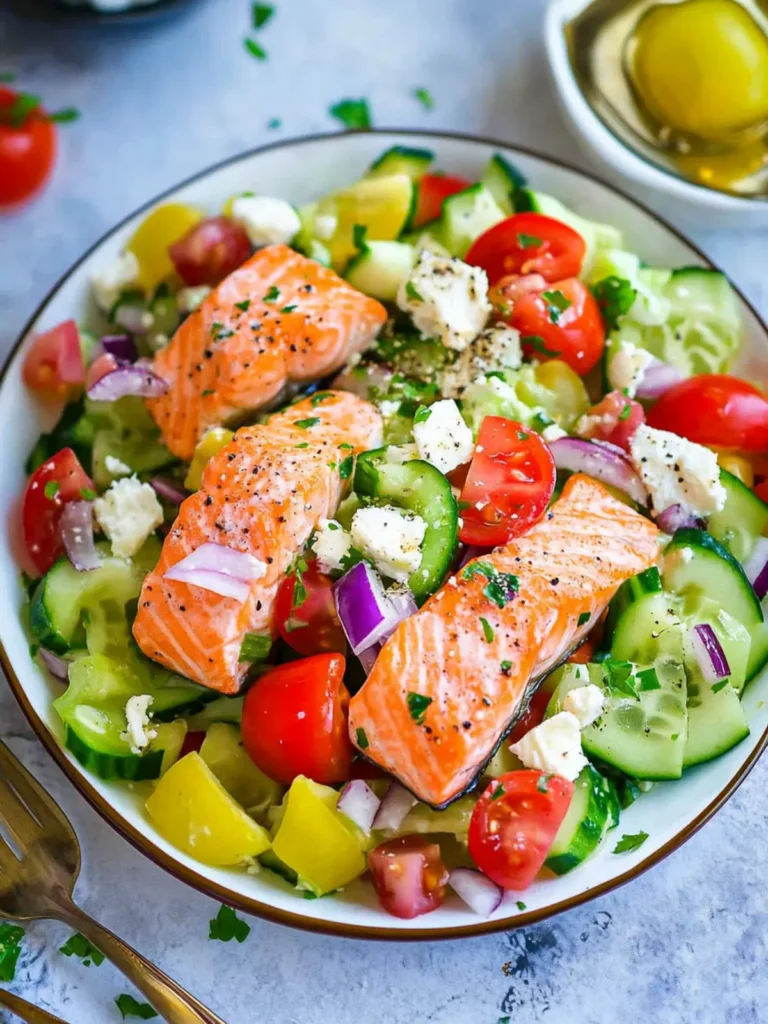 Greek Salmon Salad