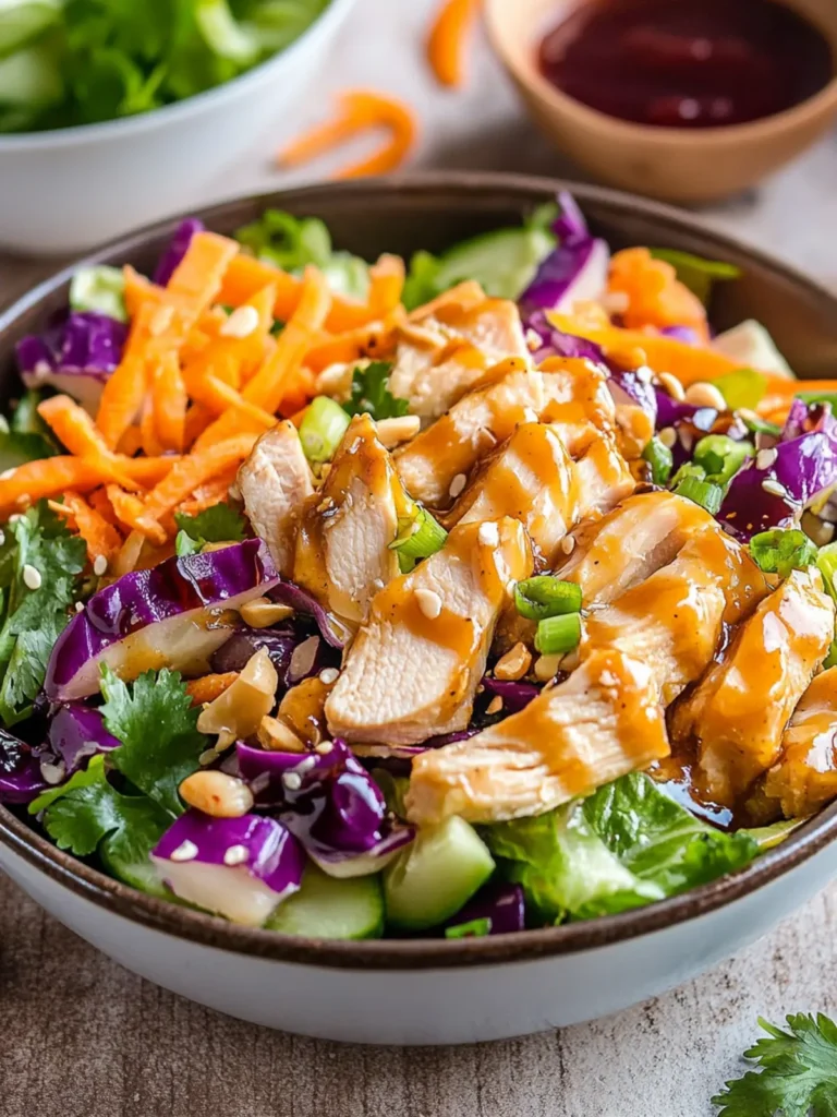 Asian Chicken Salad With Ginger Dressing