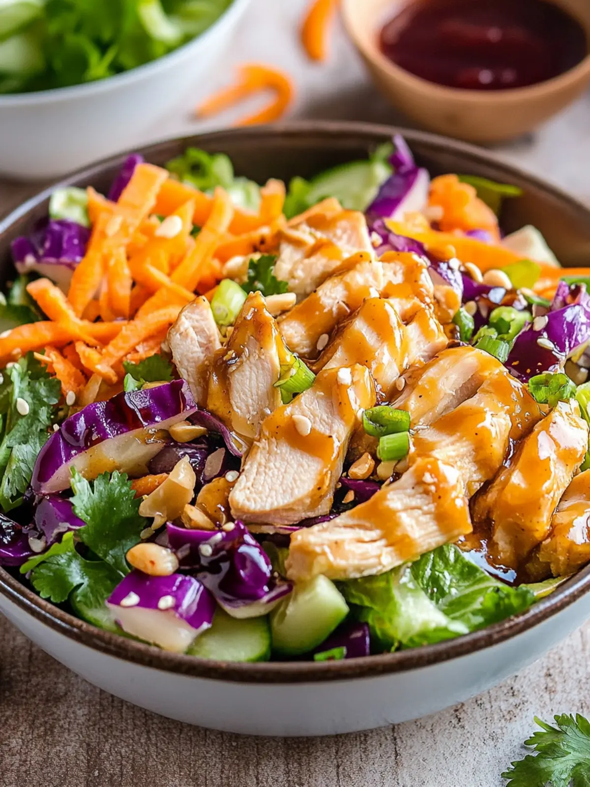Asian Chicken Salad With Ginger Dressing