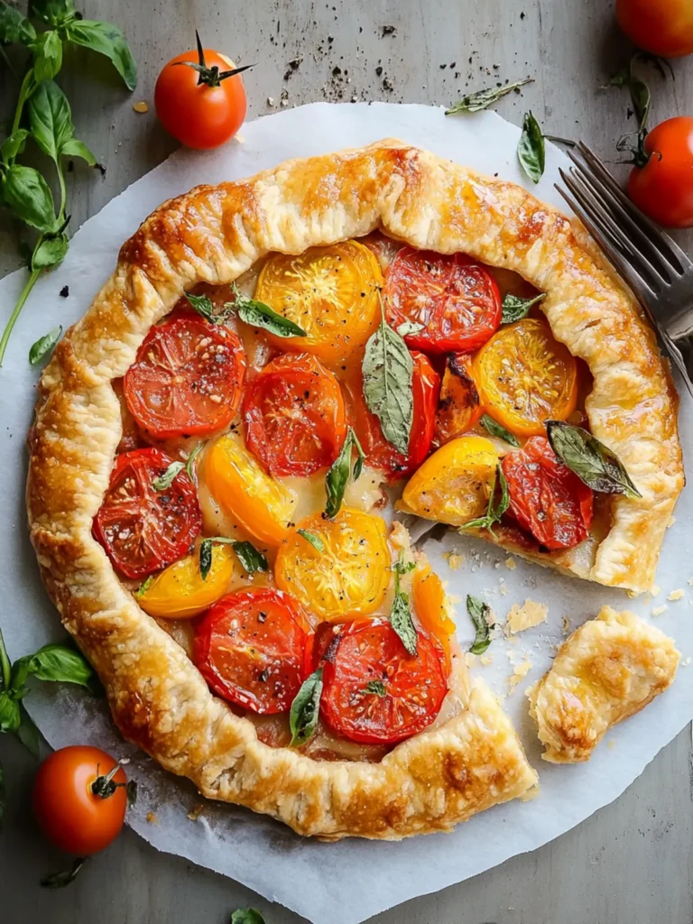 Mouthwatering Fresh Tomato Galette: A Summer Delight 3 Fresh Tomato Galette