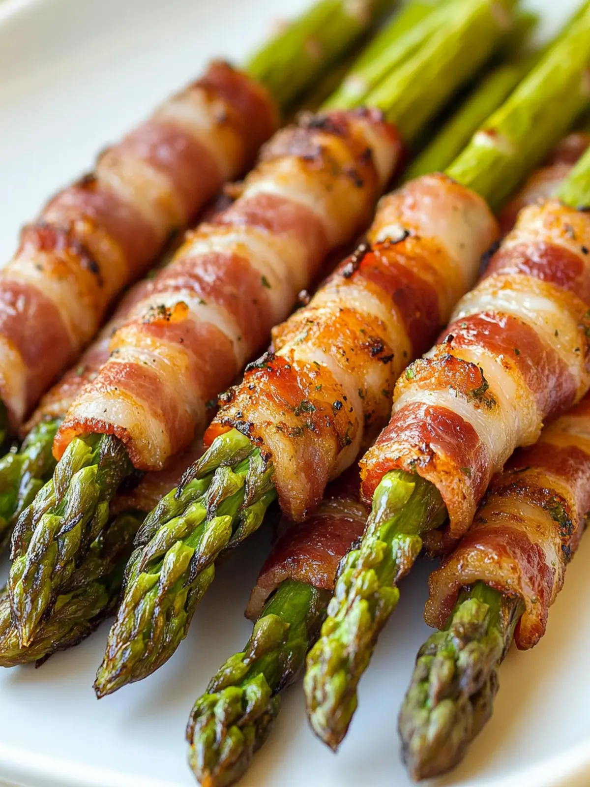 Keto Bacon Wrapped Asparagus: Crispy