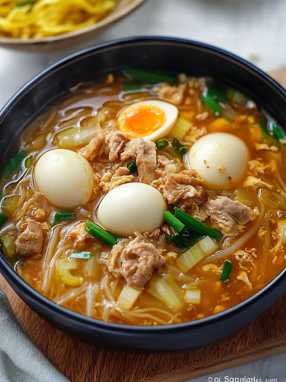 Sotanghon and Egg Noodle Soup: Cozy Comfort in a Bowl 2 Sotanghon And Egg Noodle Soup