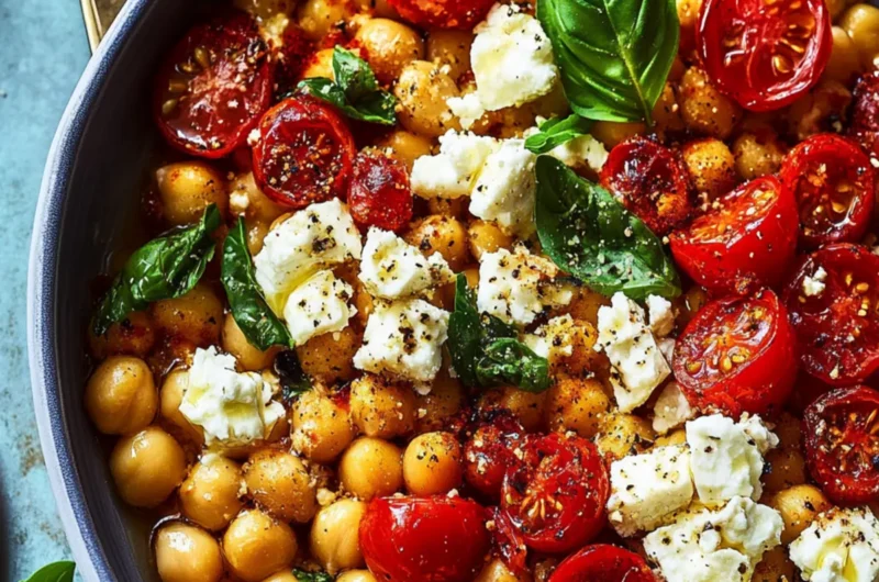 Baked Feta Chickpeas