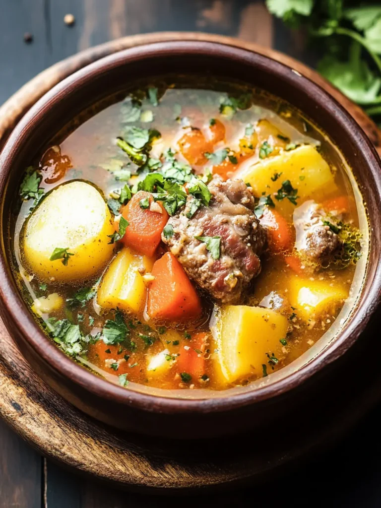 Chilean Cazuela (Meat and Vegetable Soup)