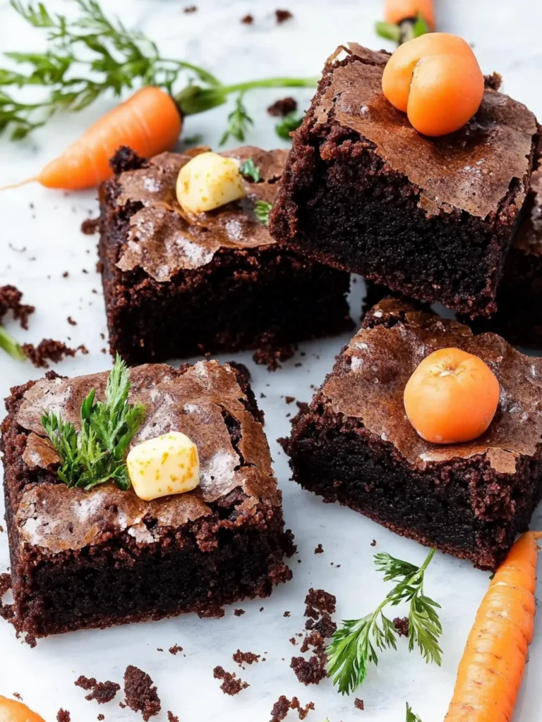 Joyful Carrot Patch Brownies for Your Easter Celebration 4 Carrot Patch Brownies