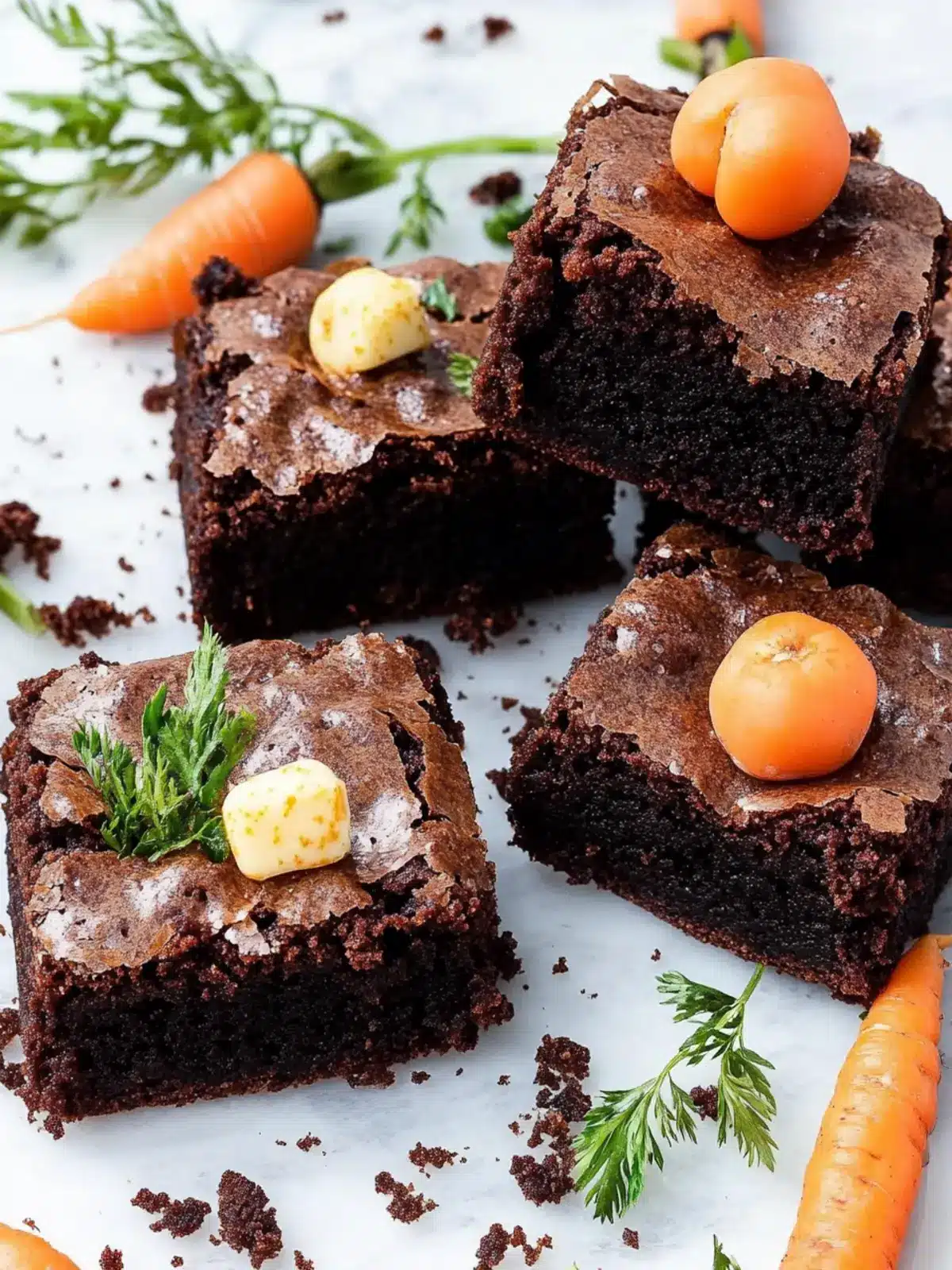 Carrot Patch Brownies