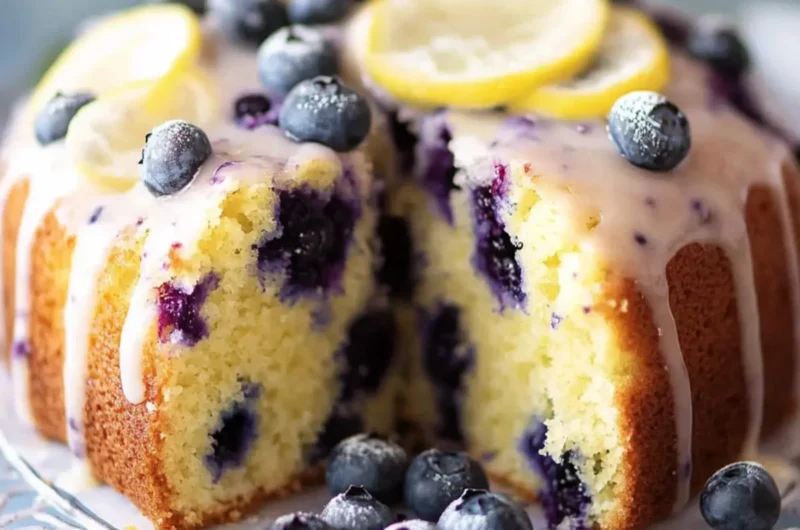 Blueberry and Lemon Pound Cake