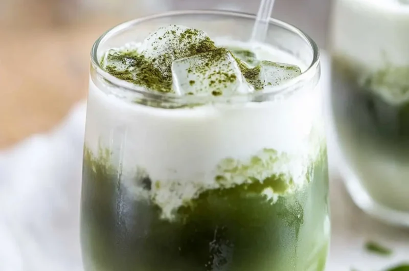 Iced Coconut Matcha Latte
