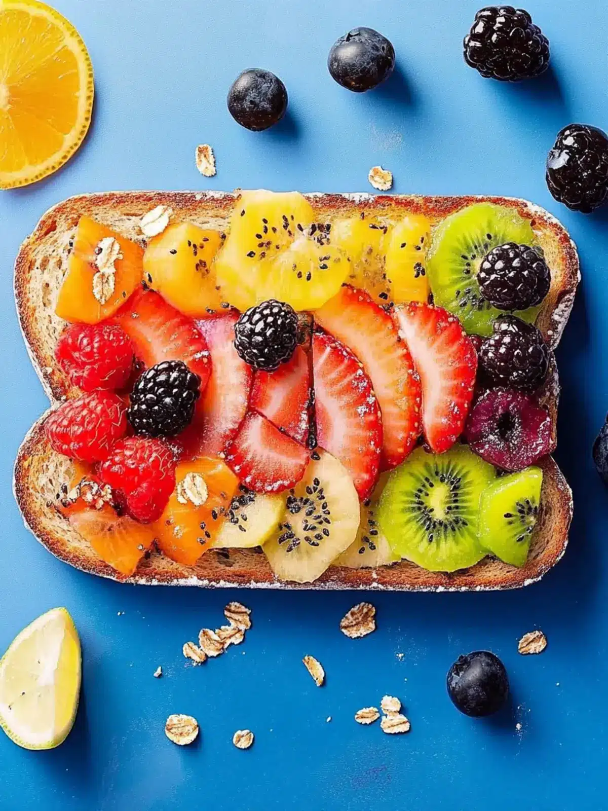Vibrant Rainbow Fruit Toast for a Fun and Healthy Breakfast 2 Rainbow Fruit Toast