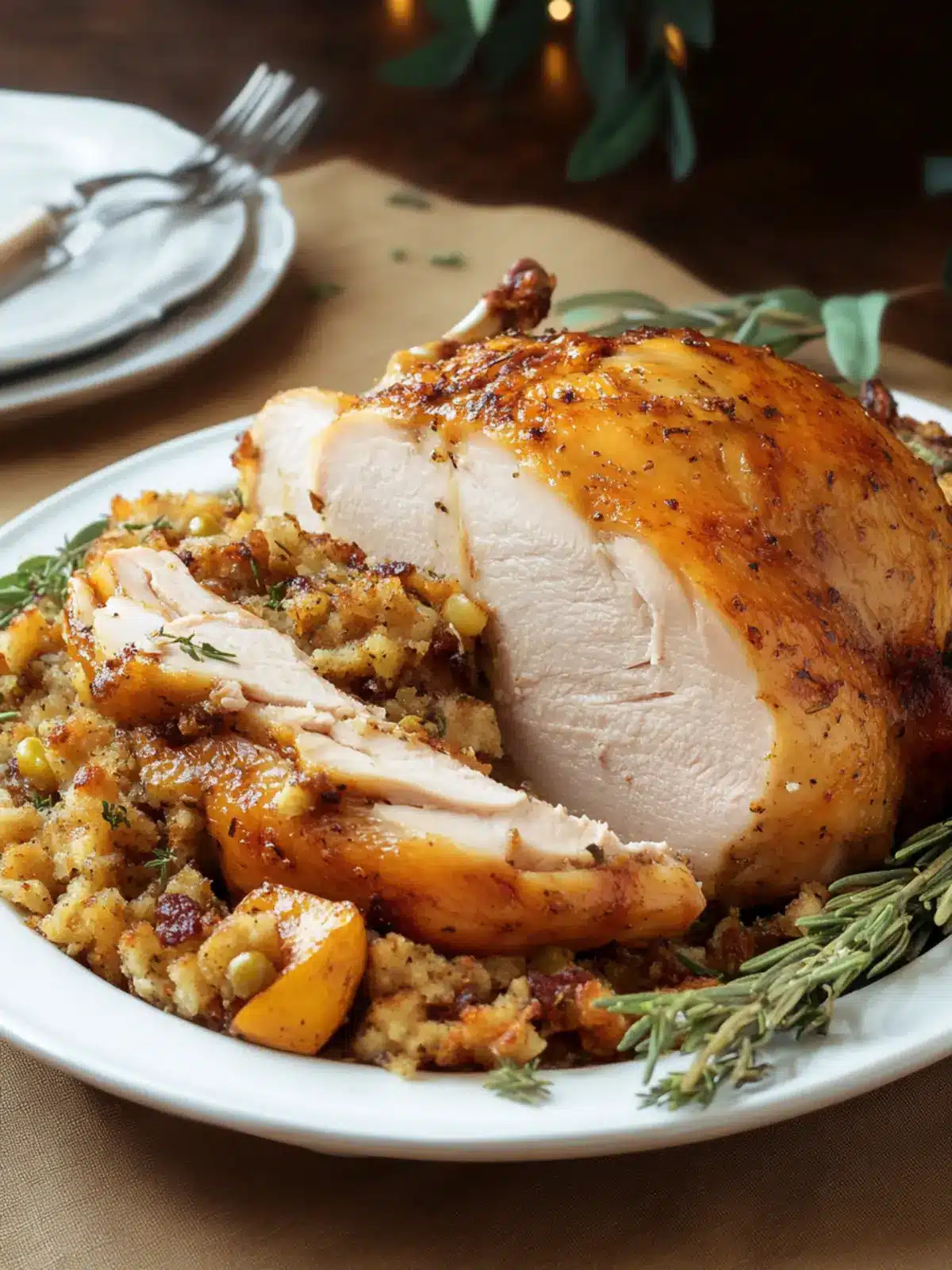 Turkey and Dressing (Roast Turkey with Stuffing)