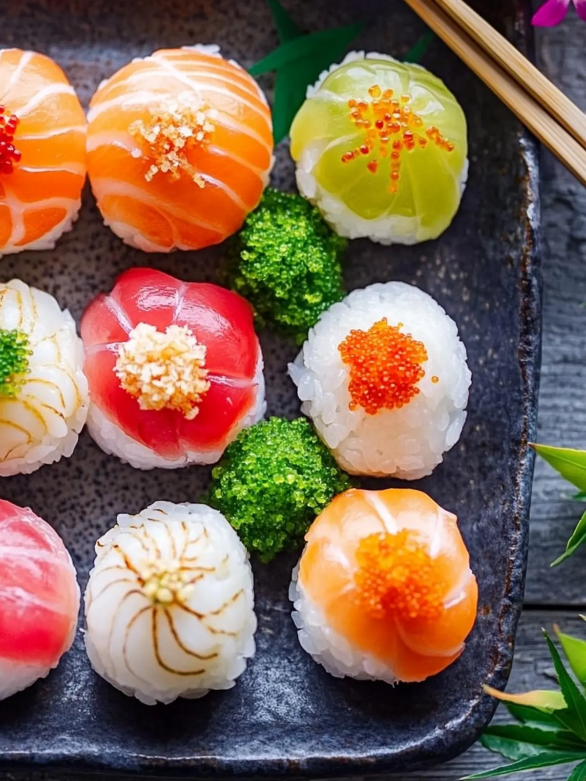 Temari Sushi: Delightful Bitesize Sushi Balls Made at Home 4 Temari Sushi (Bitesize Sushi Balls)