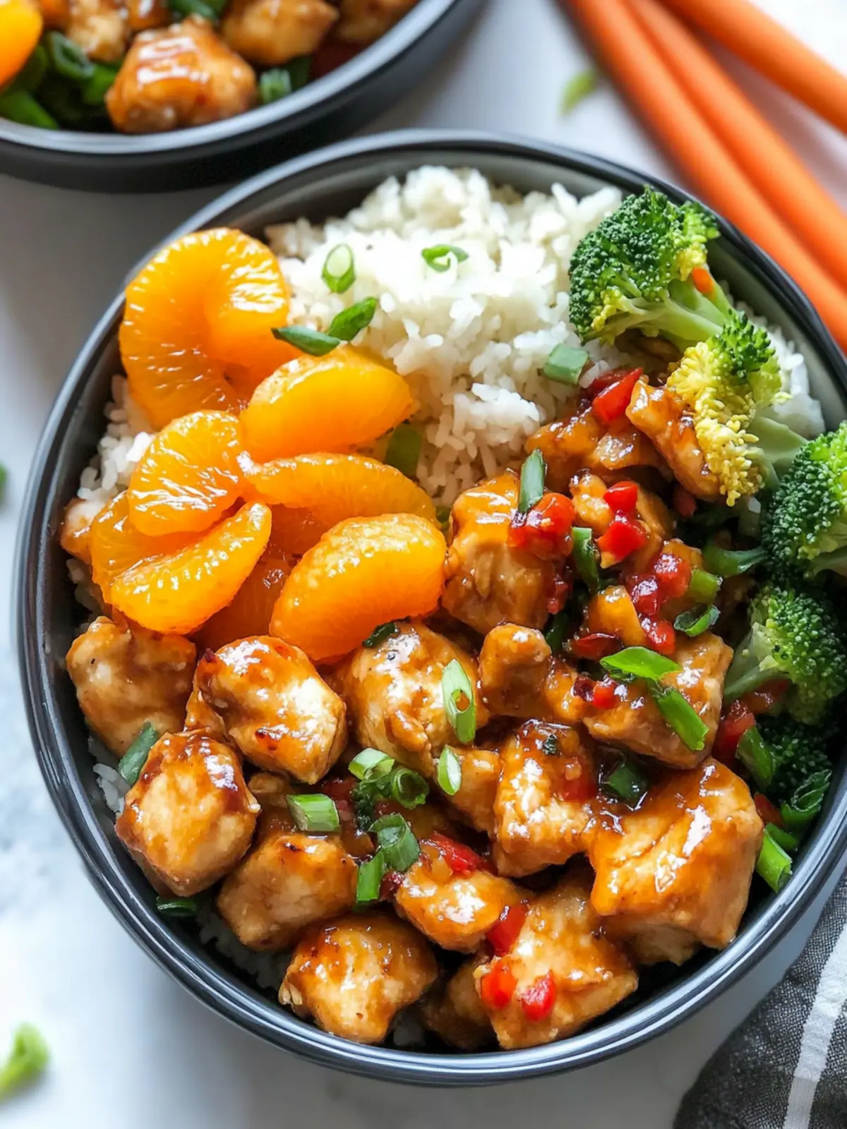 Orange Chicken Meal Prep Bowls