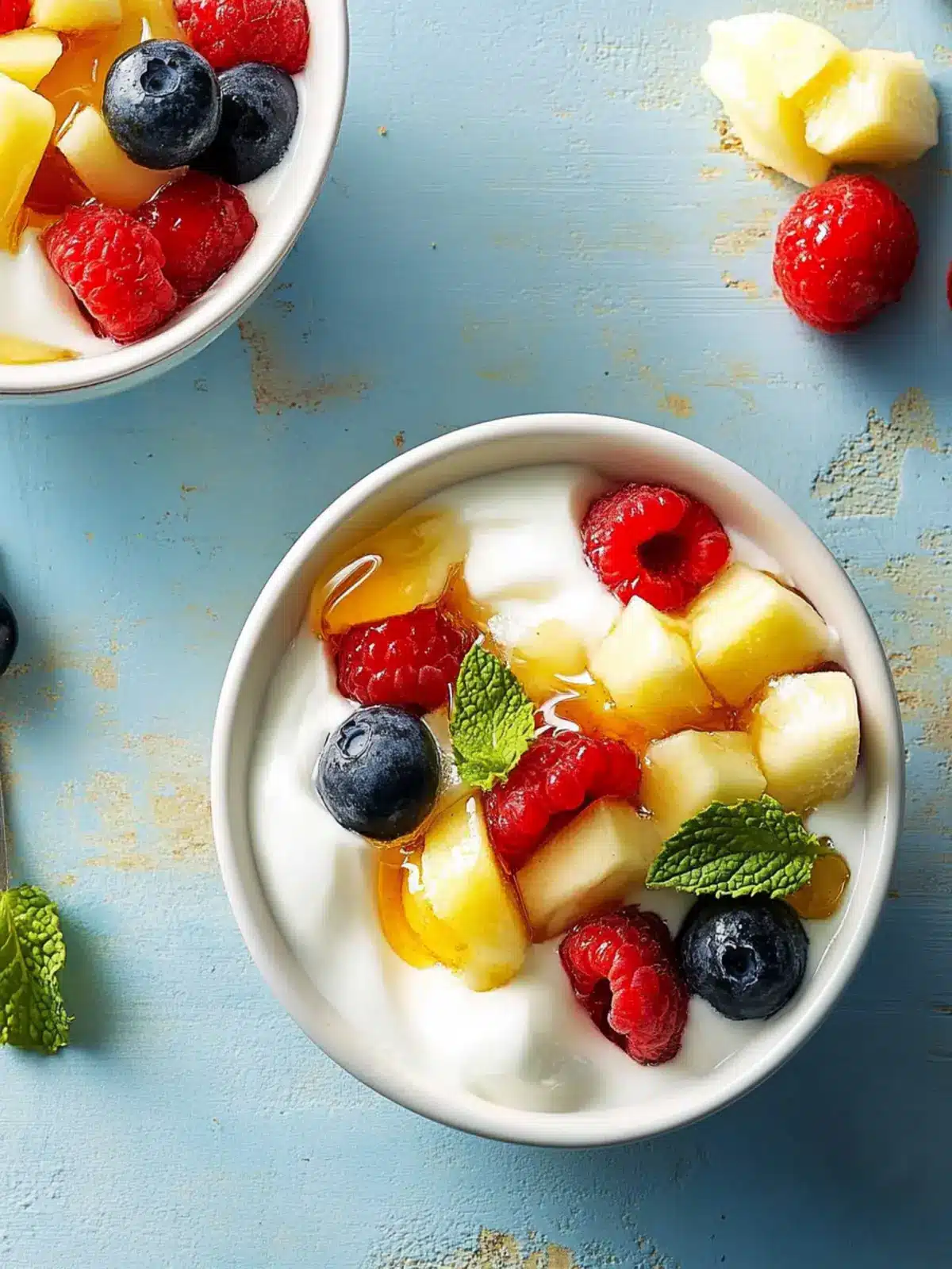 Yogurt & Honey Fruit Cups