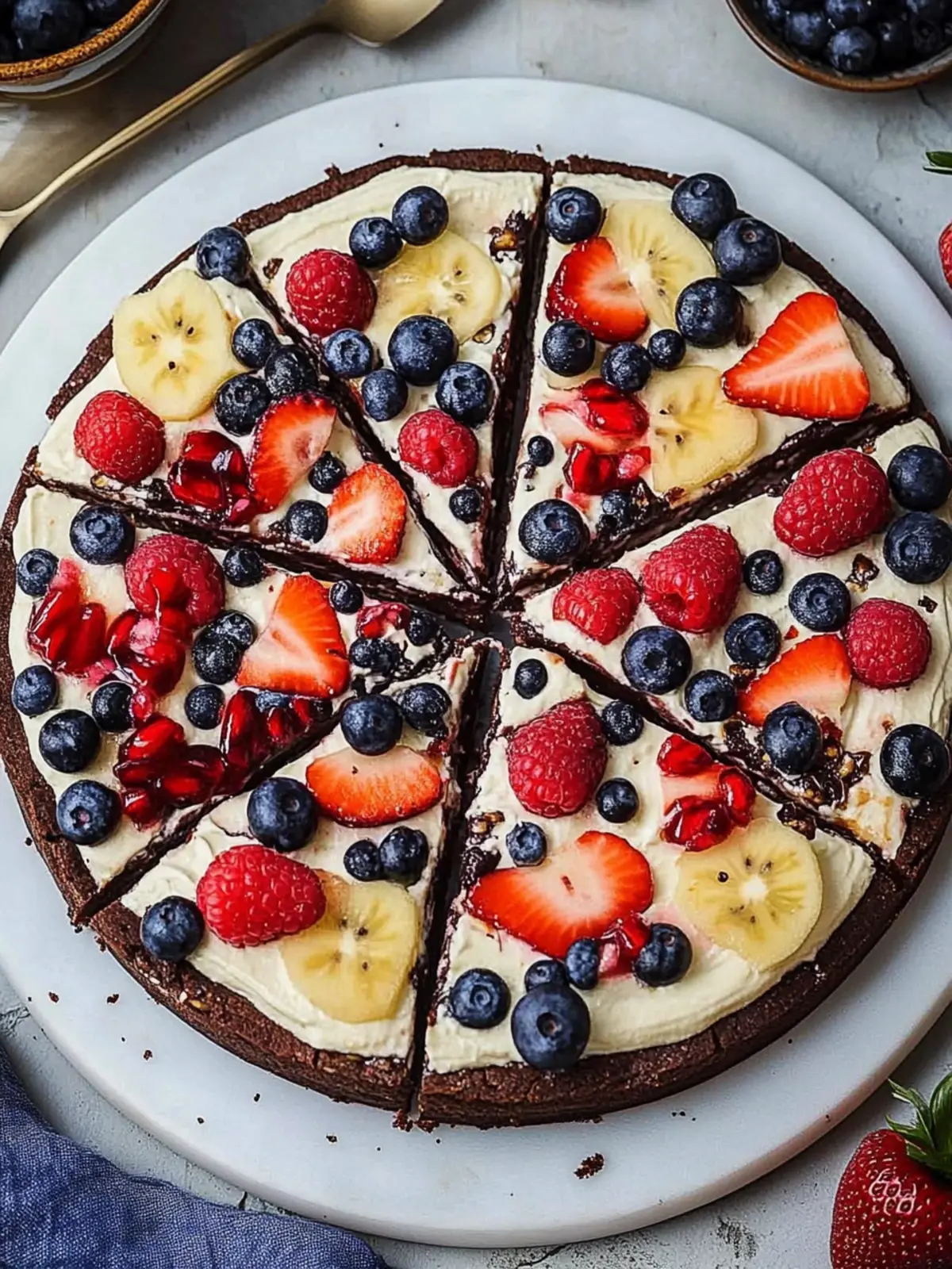 Delicious Brownie Fruit Pizza: A No-Fuss Summer Treat 4 Brownie Fruit Pizza