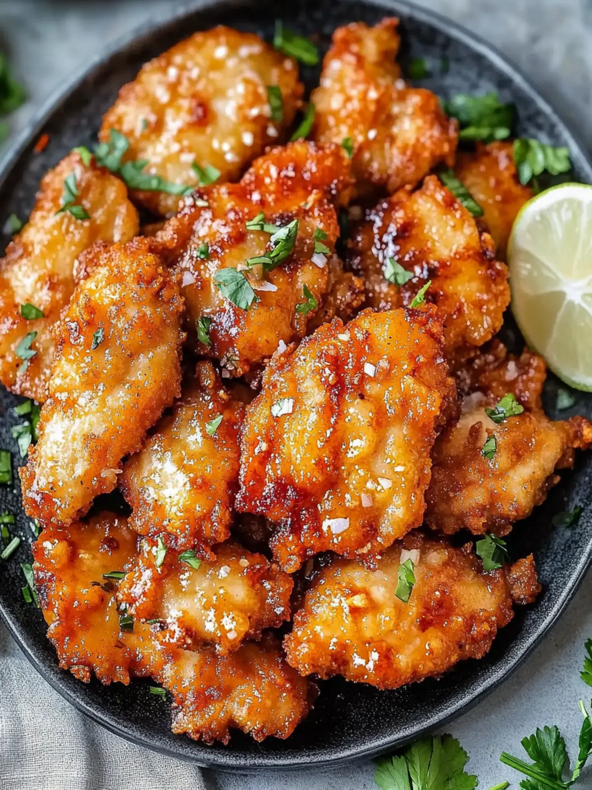 Crispy Garlic Butter Chicken