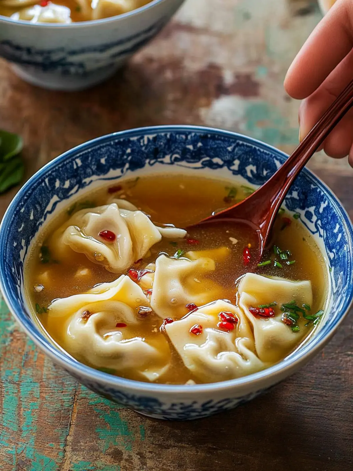 Classic Pork Wonton Soup