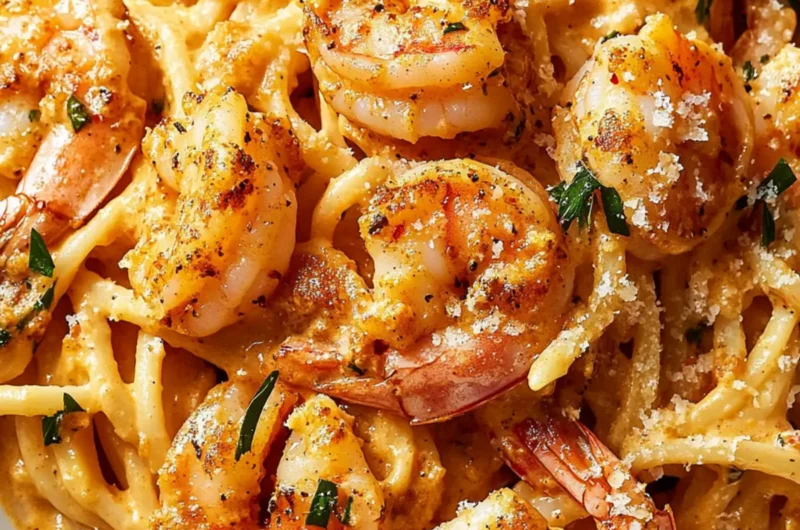 Creamy Cajun Shrimp Pasta