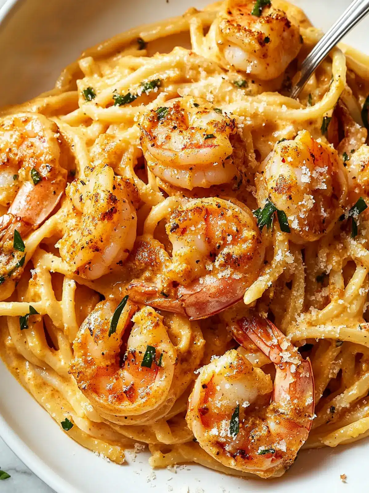 Creamy Cajun Shrimp Pasta