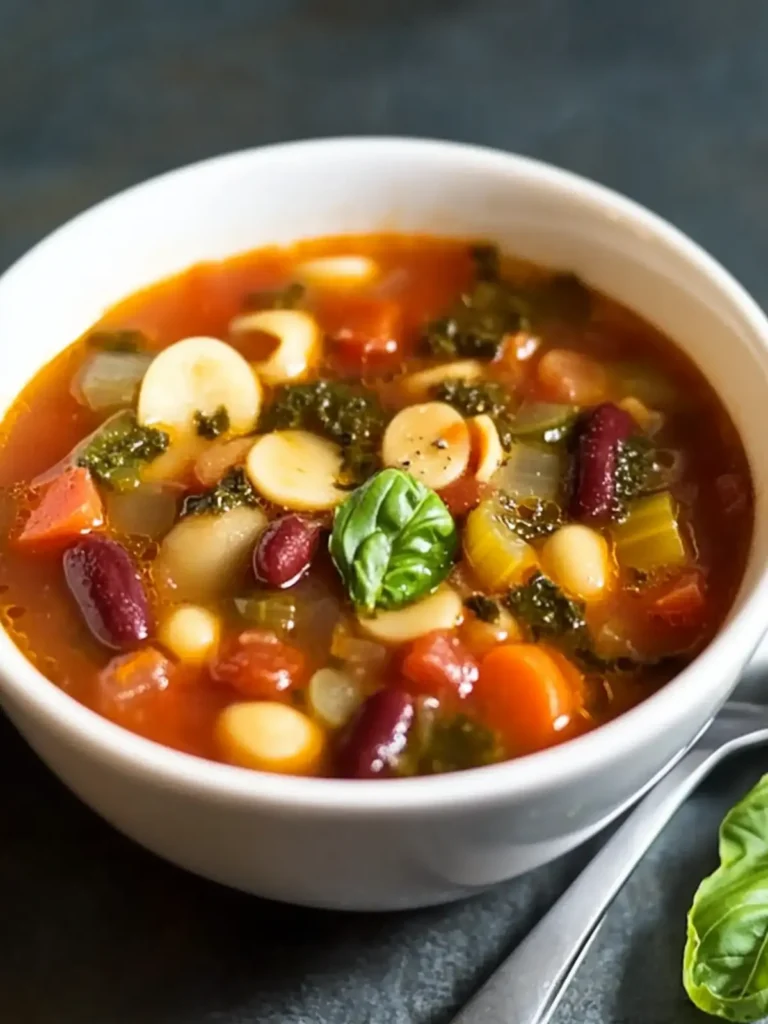 Hearty Minestrone Soup with Red Wine for Cozy Nights 4 Minestrone Soup